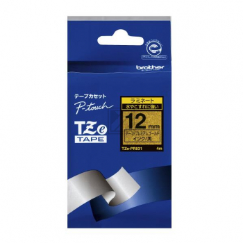 Brother Schriftbandkassette gold/schwarz