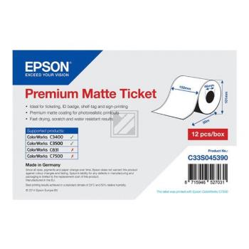 EPSON Premium Matte Ticket Roll 102 mm x 50 m