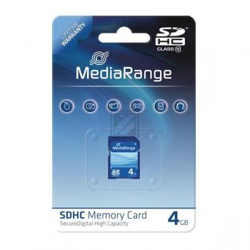 Mediarange SDHC Card 4 GB Class 10