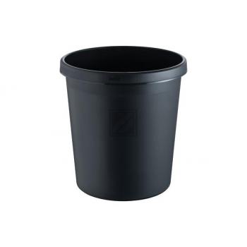 Helit Papierkorb 18 l schwarz H: 320 mm DM: 310 mm