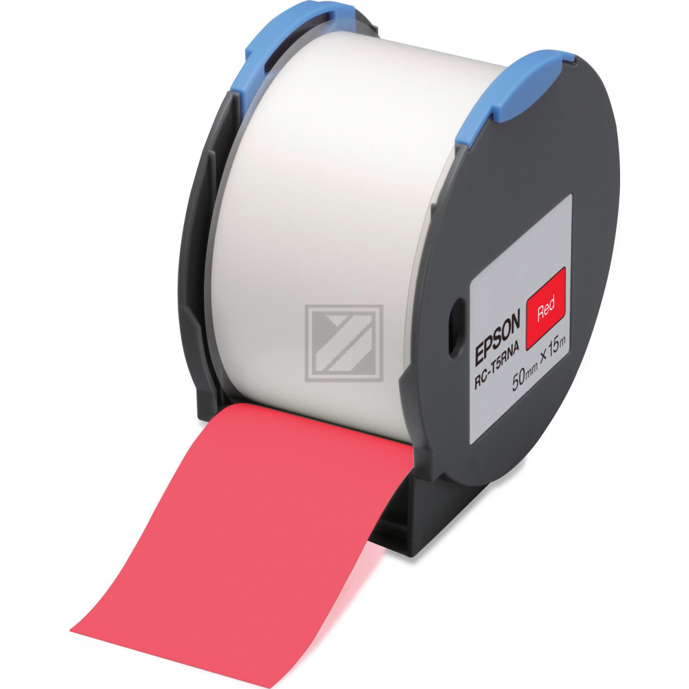 Epson Plastikbandrolle rot 50.0 mm/15.0 m RC-T5RNA