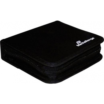 Mediarange CD Wallet black Nylon für 24 Stück