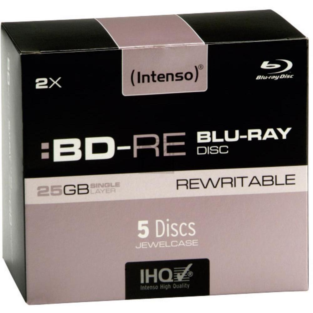Intenso Blu-Ray BD-R 25 GB 2 x (5) Jewel Case rewriteable
