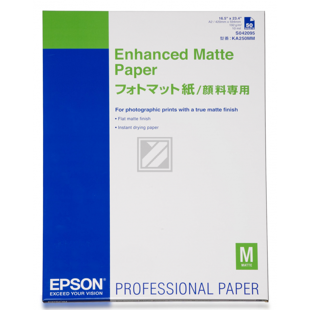 EPSON Photo Papier A2 189 g/qm enhanced matt