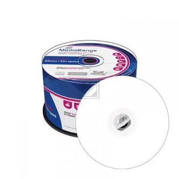 Mediarange CD-R80 700 MB 52 x (50) Cake Box white Inkjet