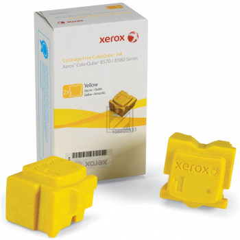 Xerox ColorStix yellow (2) colorqube 8570 Trockentinte